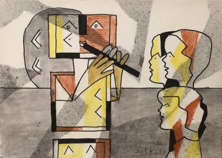 Ibrahim Kodra — Senza titolo